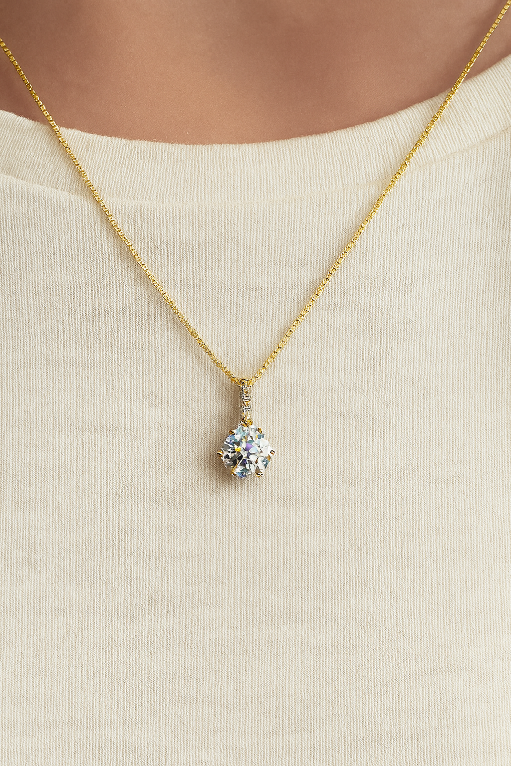 2 Carat Silver Pendant